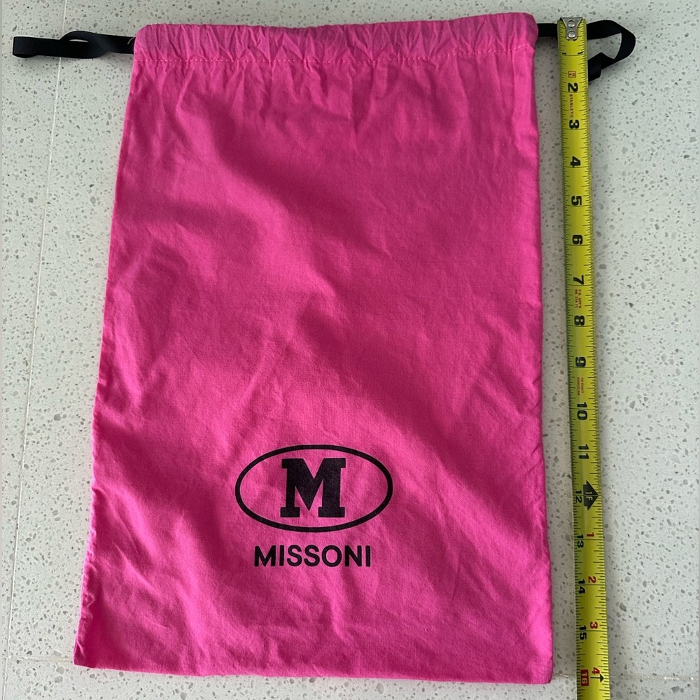 Missoni Fuchsia Drawstring Pouch